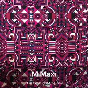 LuLaRoe Maxi Skirt- Medium