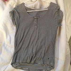 Women's large striped American Eagle T- Shirt