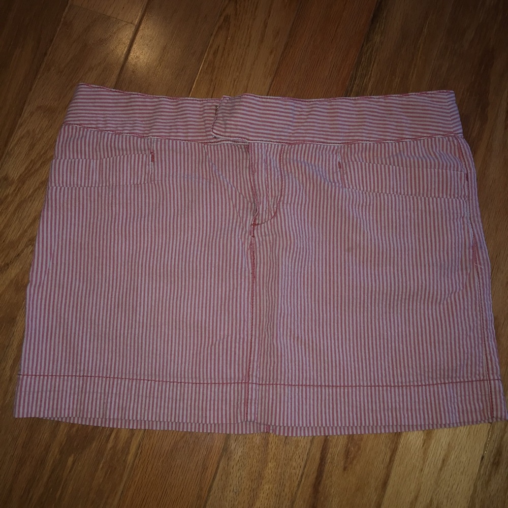American Eagle Seersucker Mini Skirt