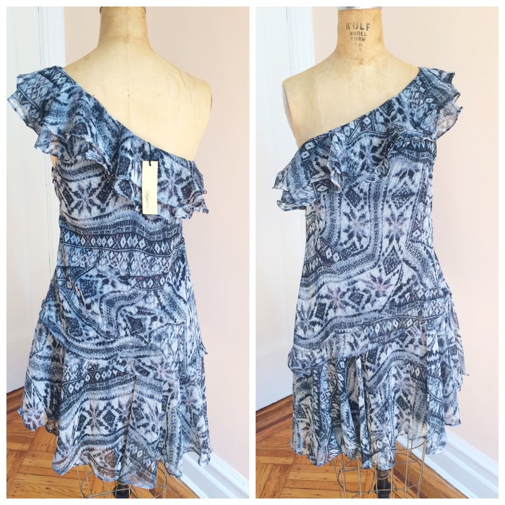 NWT Sugar Lips one shoulder dress