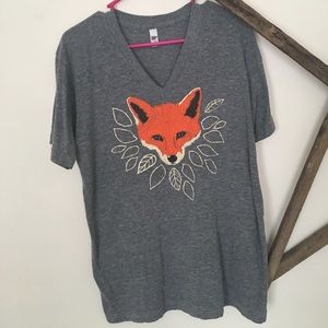 Boutique Fox Print tshirt