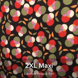 LuLaRoe Maxi Skirt- 2XL