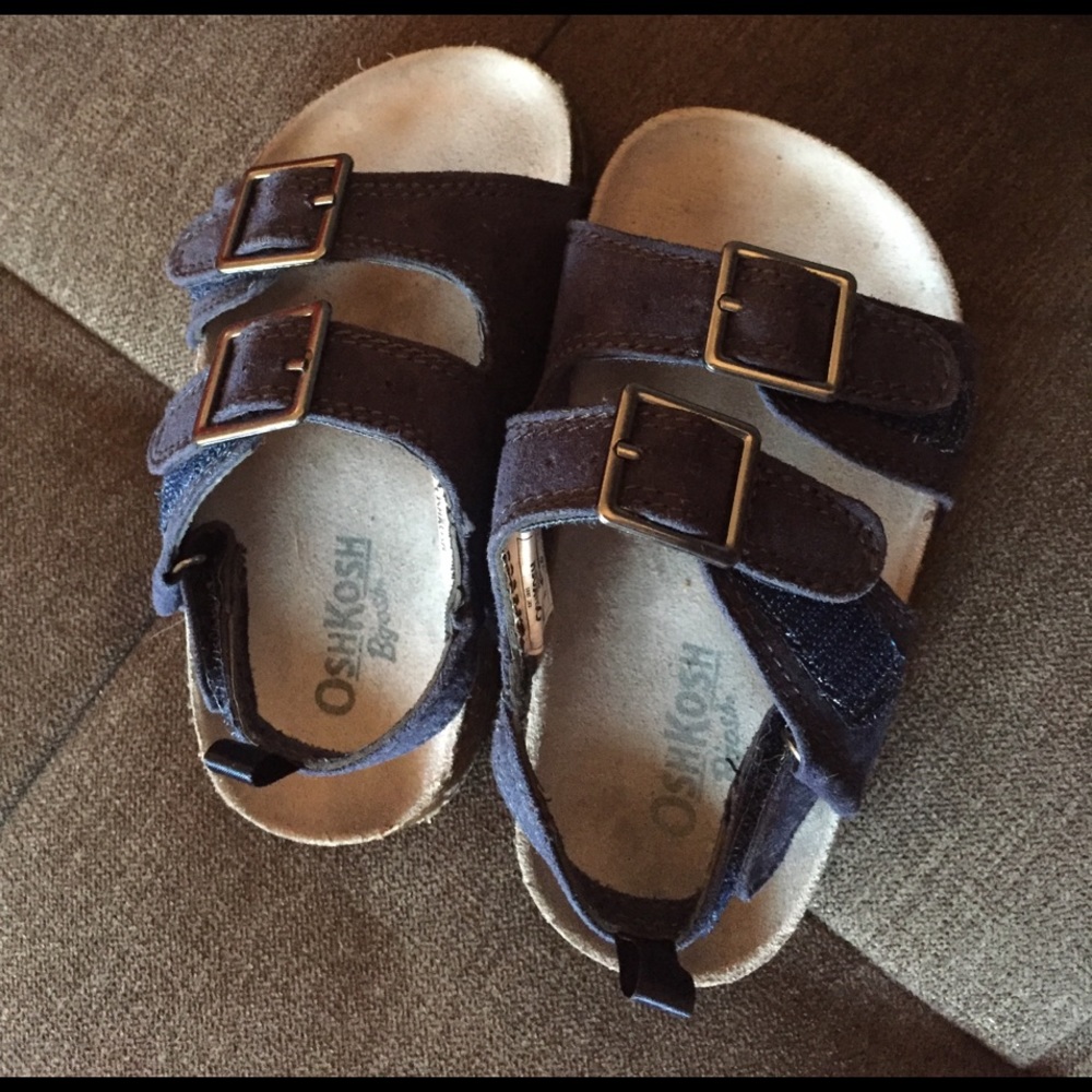 Blue sandals size 8 OshKosh
