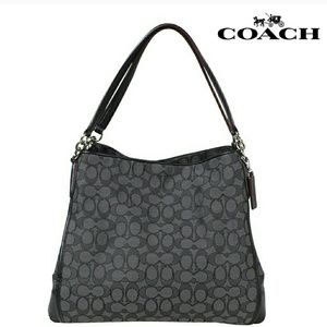 NWT Authentic Coach Signature Phoebe Shoulder Bag
