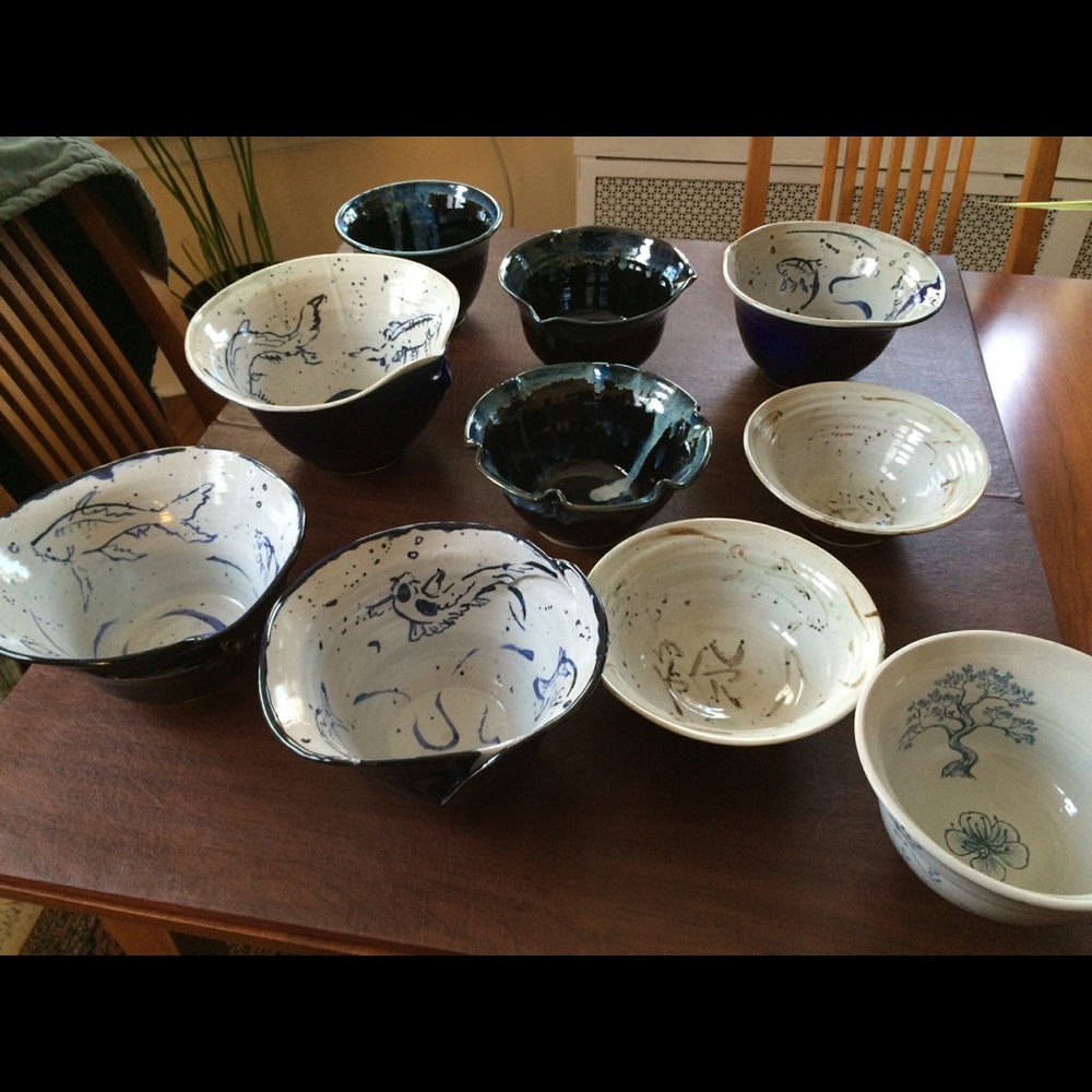 Handmade ceramic bowls