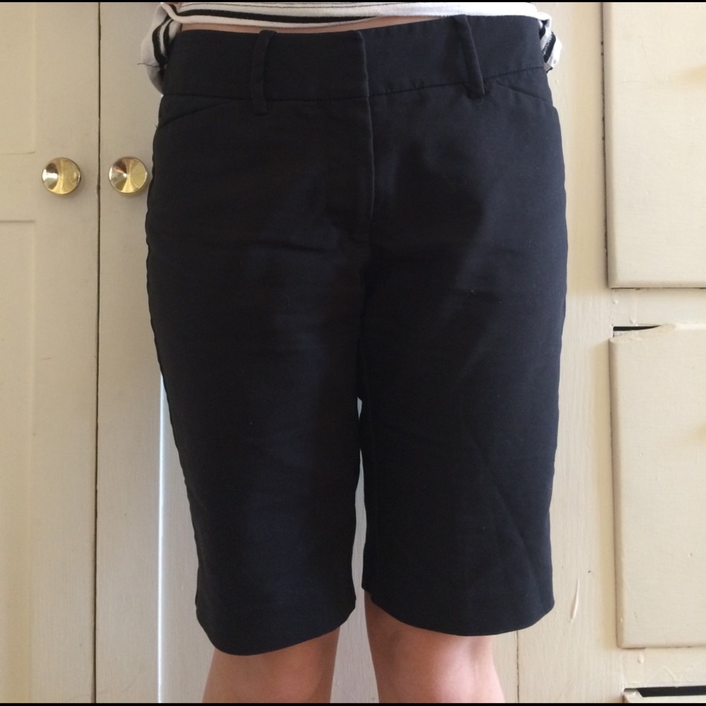 Black business shorts