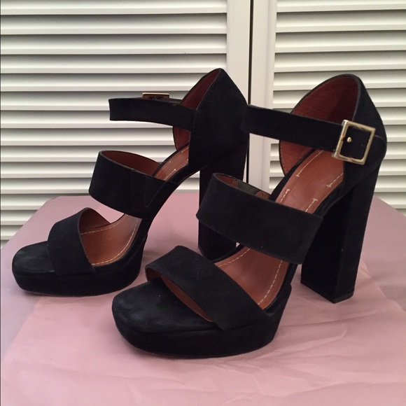 Elizabeth and James Shoes - Elizabeth and James Sly strappy suede heels 8