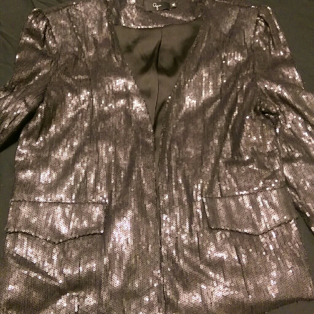 LOWEST PRICE: Aqua sequin jacket