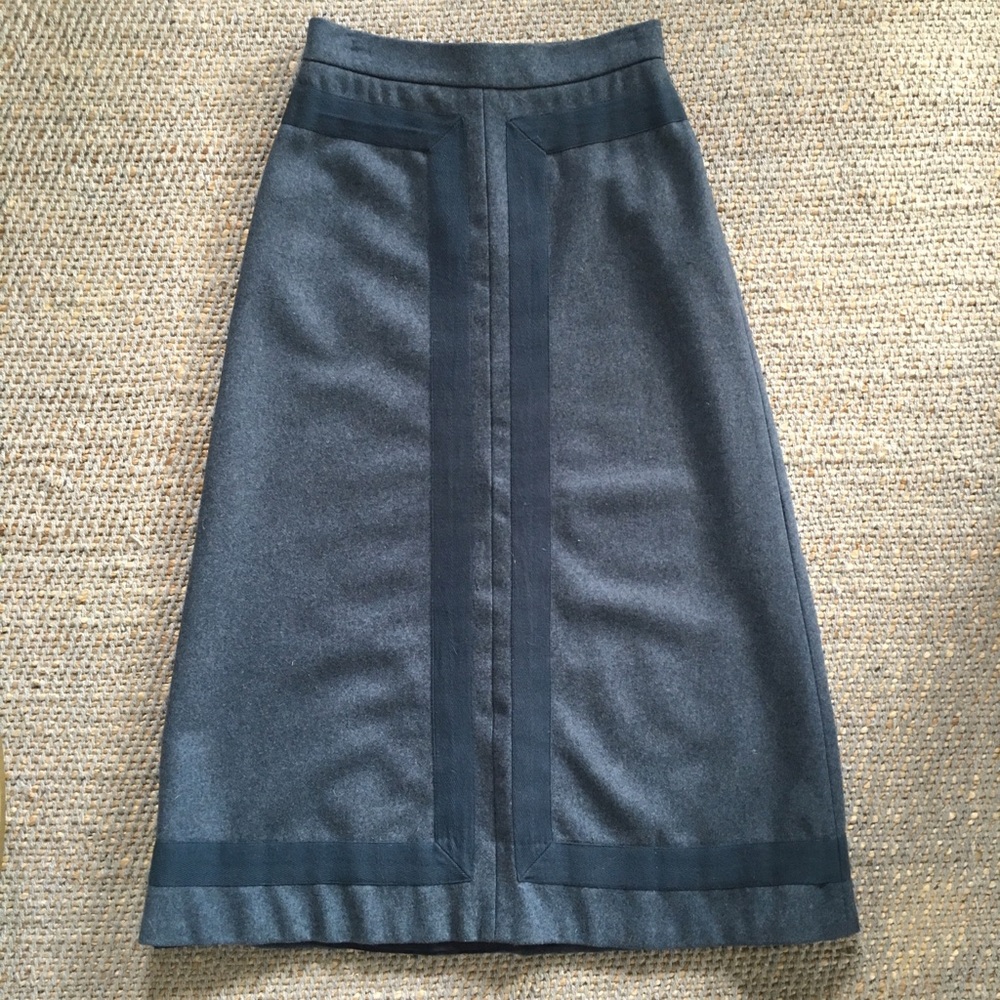 Marc Jacobs Virgin Wool Midi Skirt