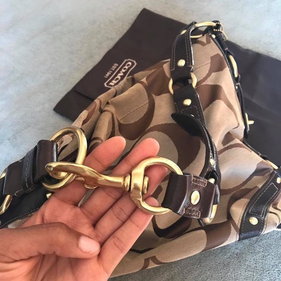 Coach Bags Signature Carly Duffle Hobo Bag Poshmark