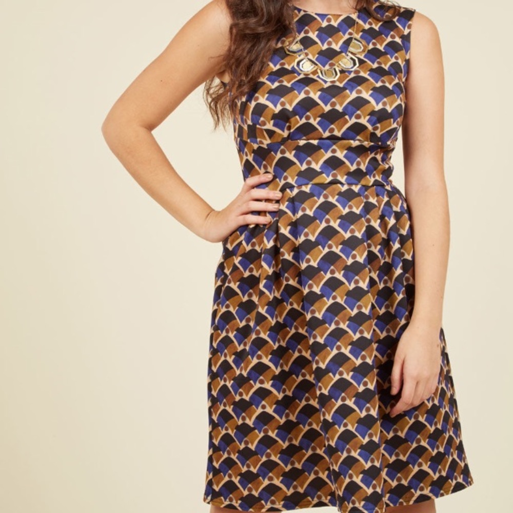 Modcloth Campaign Pitch Confidence A Line Dress