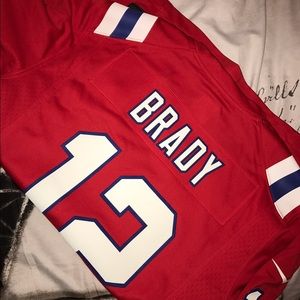 Men's throwback patriots jersey