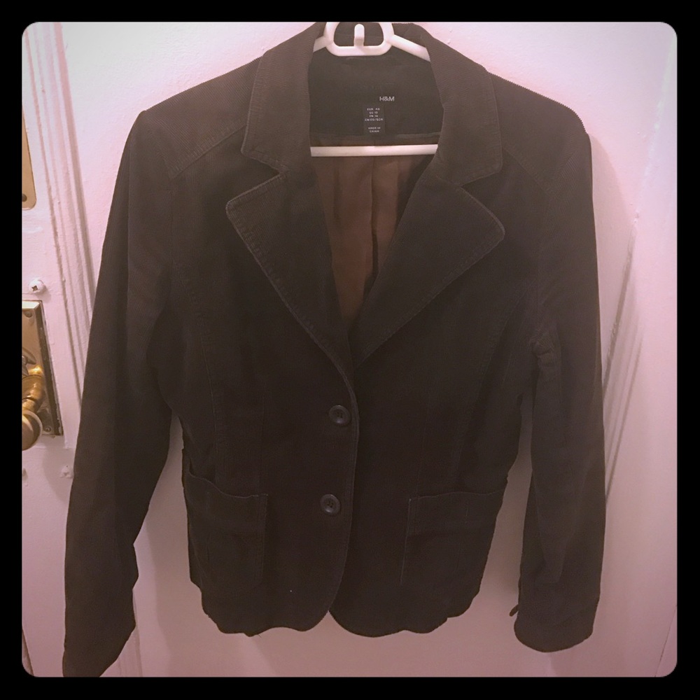 Brown H&M corduroy jacket