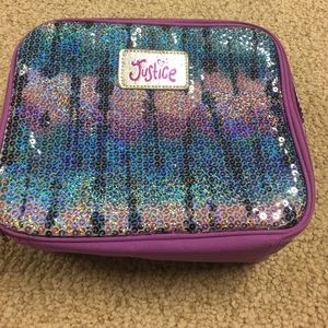 Justice lunch tote. Brand new never used.