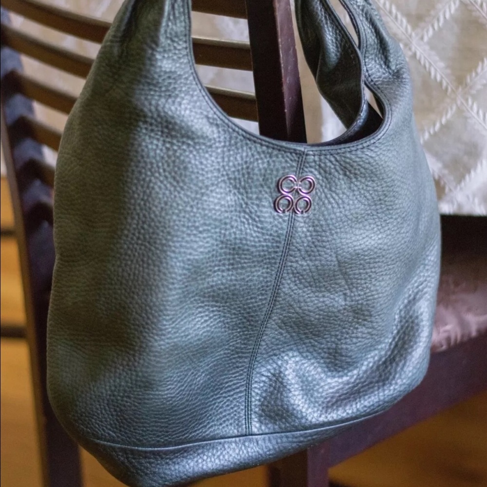 COACH Dark Grey Leather Bag