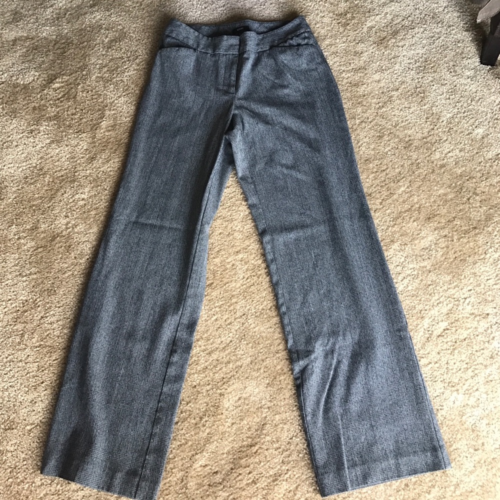 Alfani black and white checkered dress slacks.