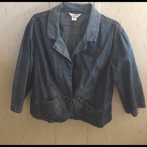 Christopher & Banks Jean jacket XL