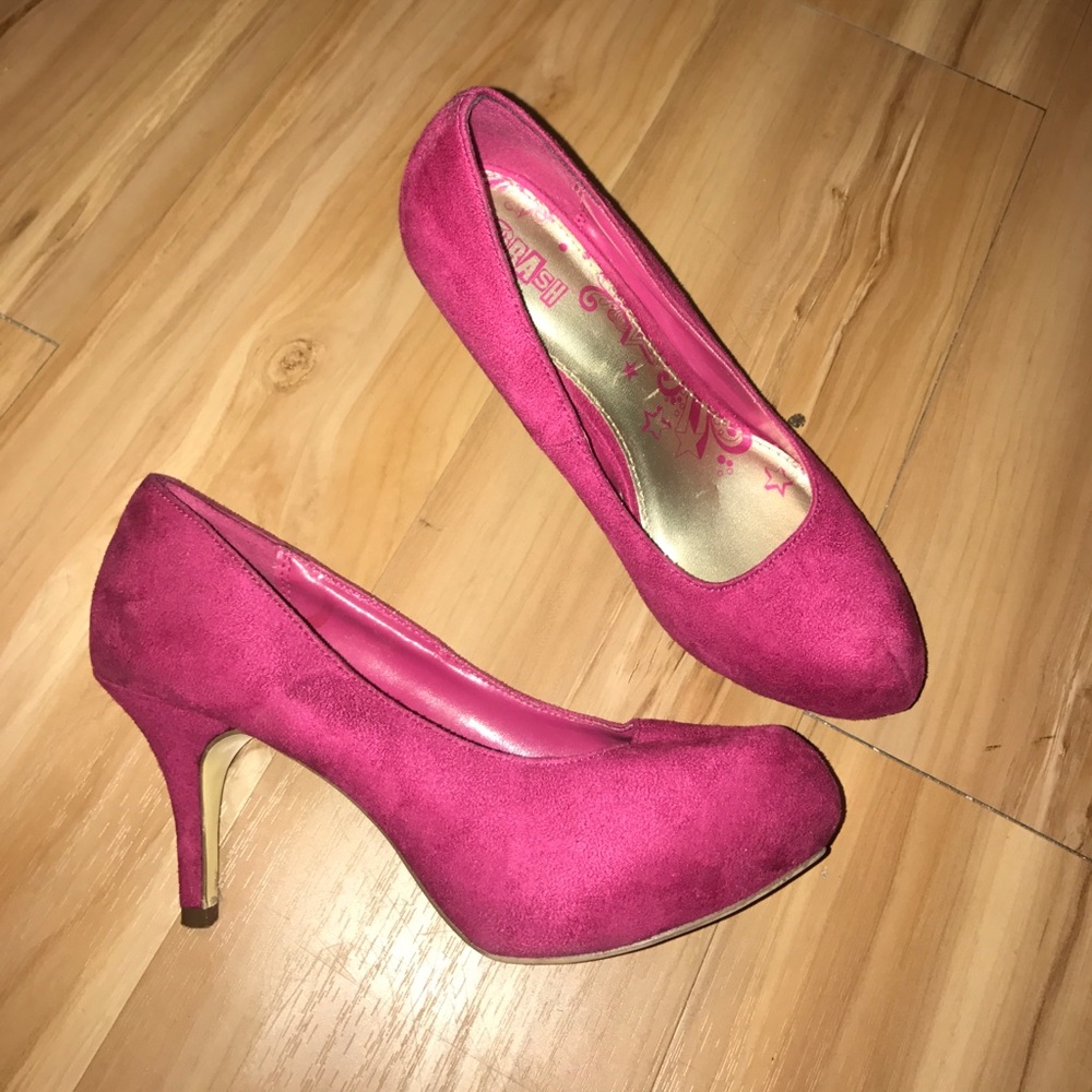 Hot Pink Brash Heels