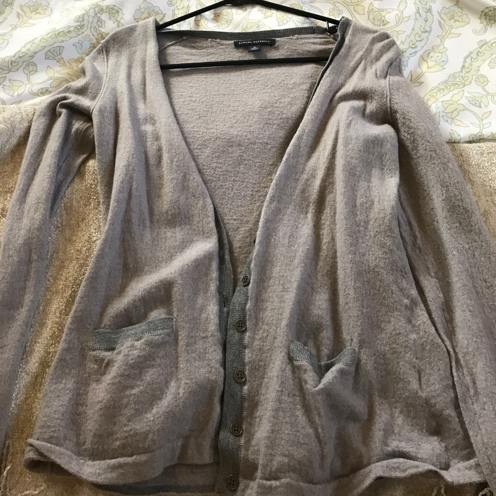 Soft, wool Banana Republic cardigan.