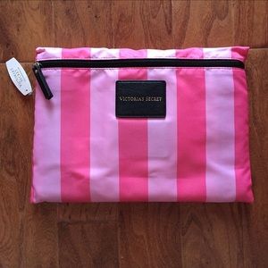 Victoria's Secret Weekender Tote With Matching Bag