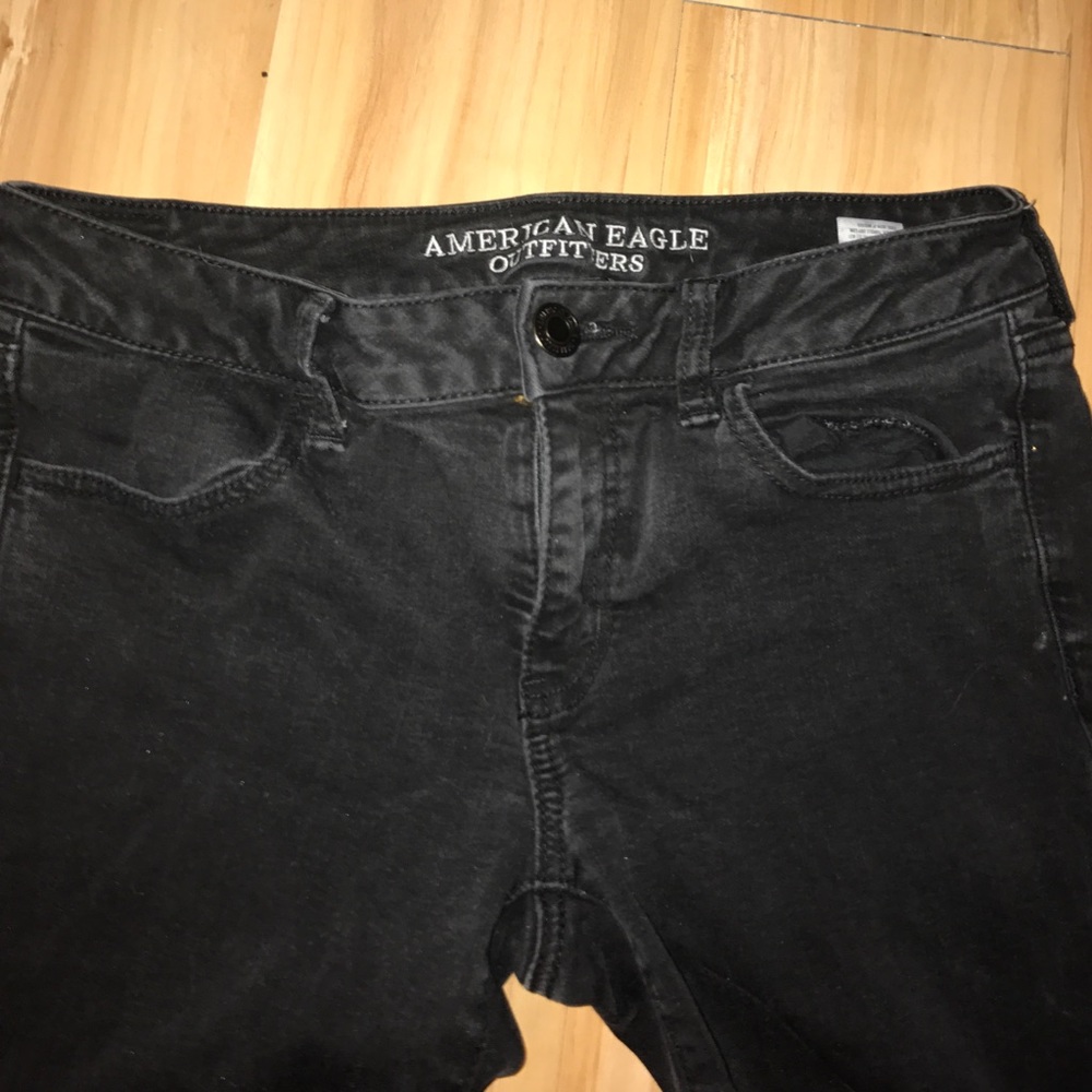 Black American Eagle Jegging