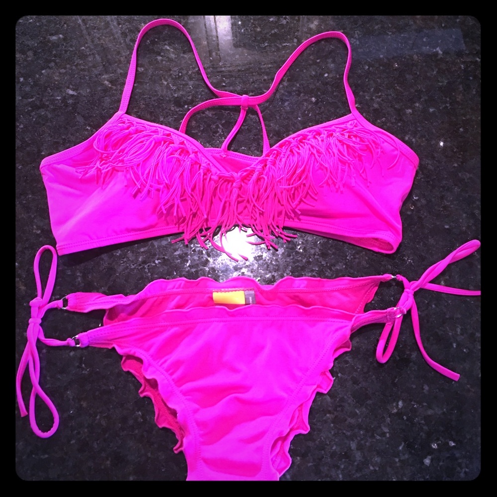 Super Cute Hot pink Swim Suit