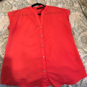 The Limited orange blouse - M