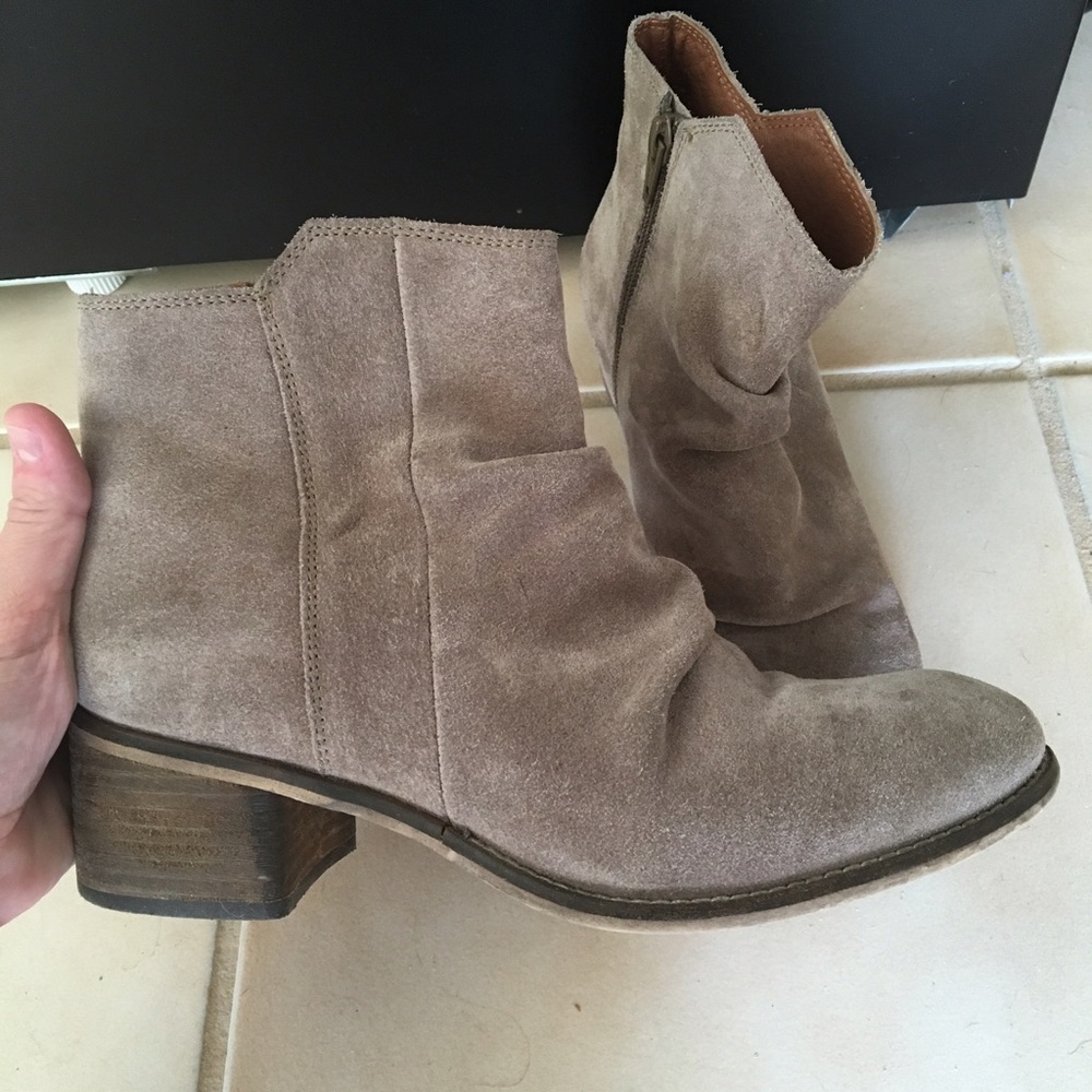 Tan Booties from TJ Maxx