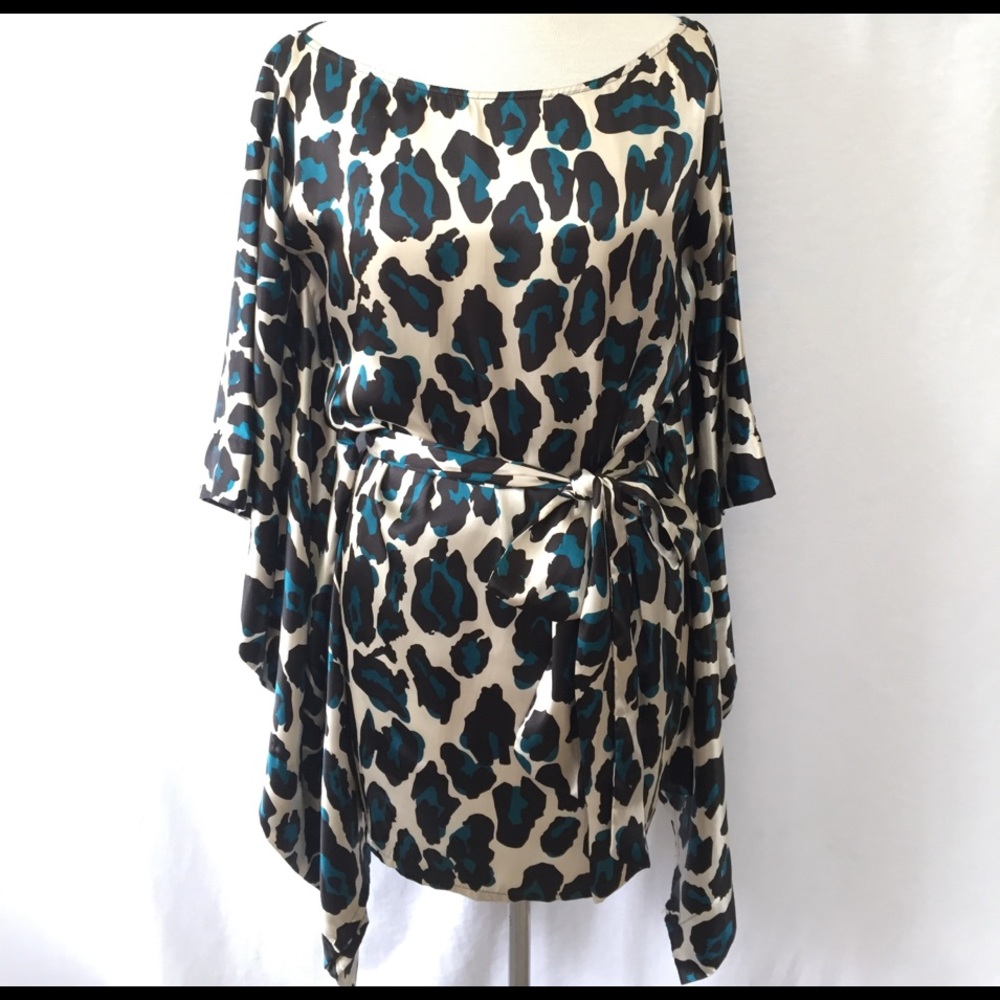 Leopard Print Kimono Top