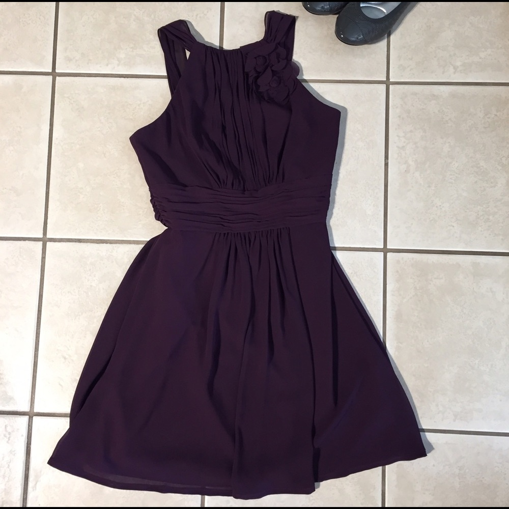 Purple Plum Semi Formal Dress