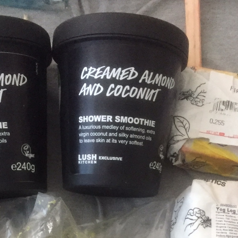 One creamed almond shower smoothie