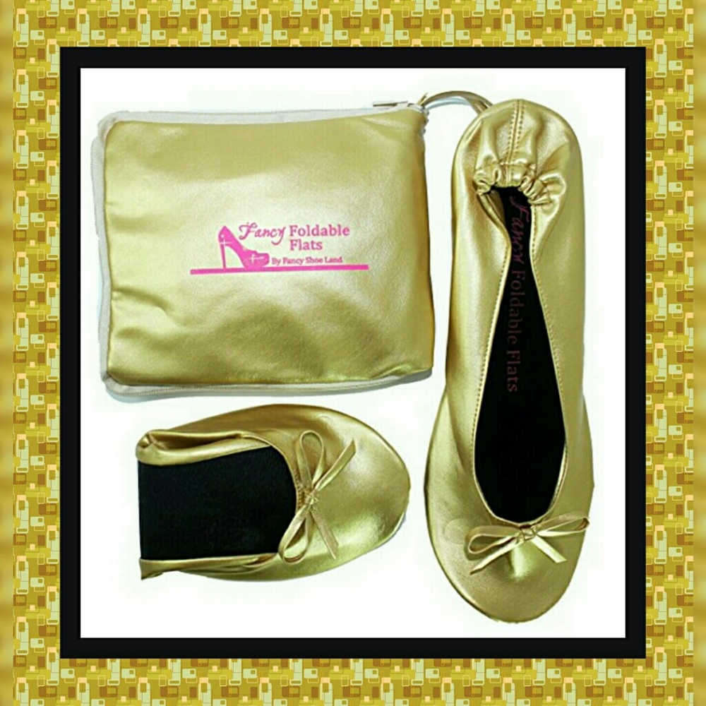 CLEARANCE! Foldable Shoes w/Bag & Expandable Tote