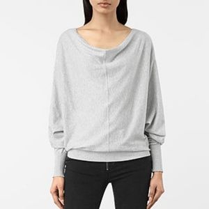 All Saints Button Back Sweater