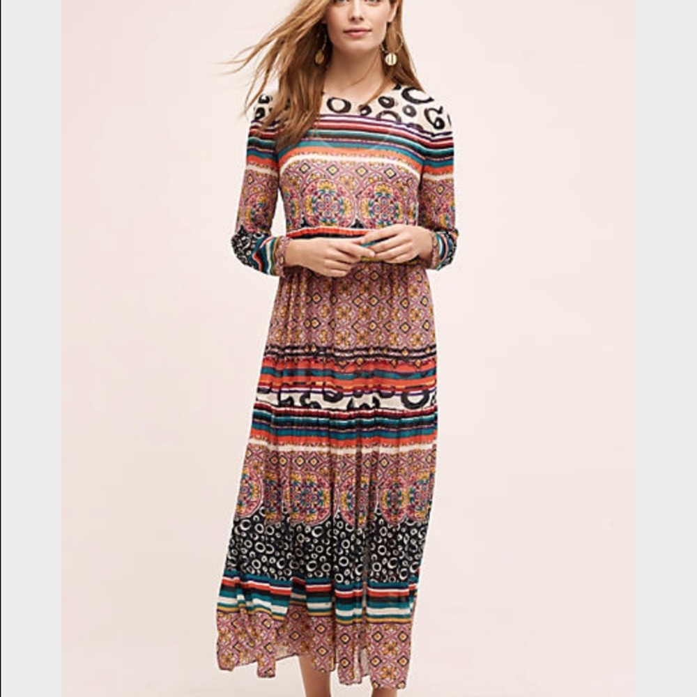ISO DISO Anthropologie Donna Morgan Sierra Maxi
