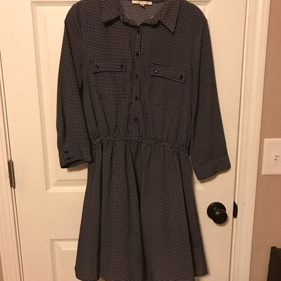 Lulu's Black Button Up Dress - Picture 3 of 5