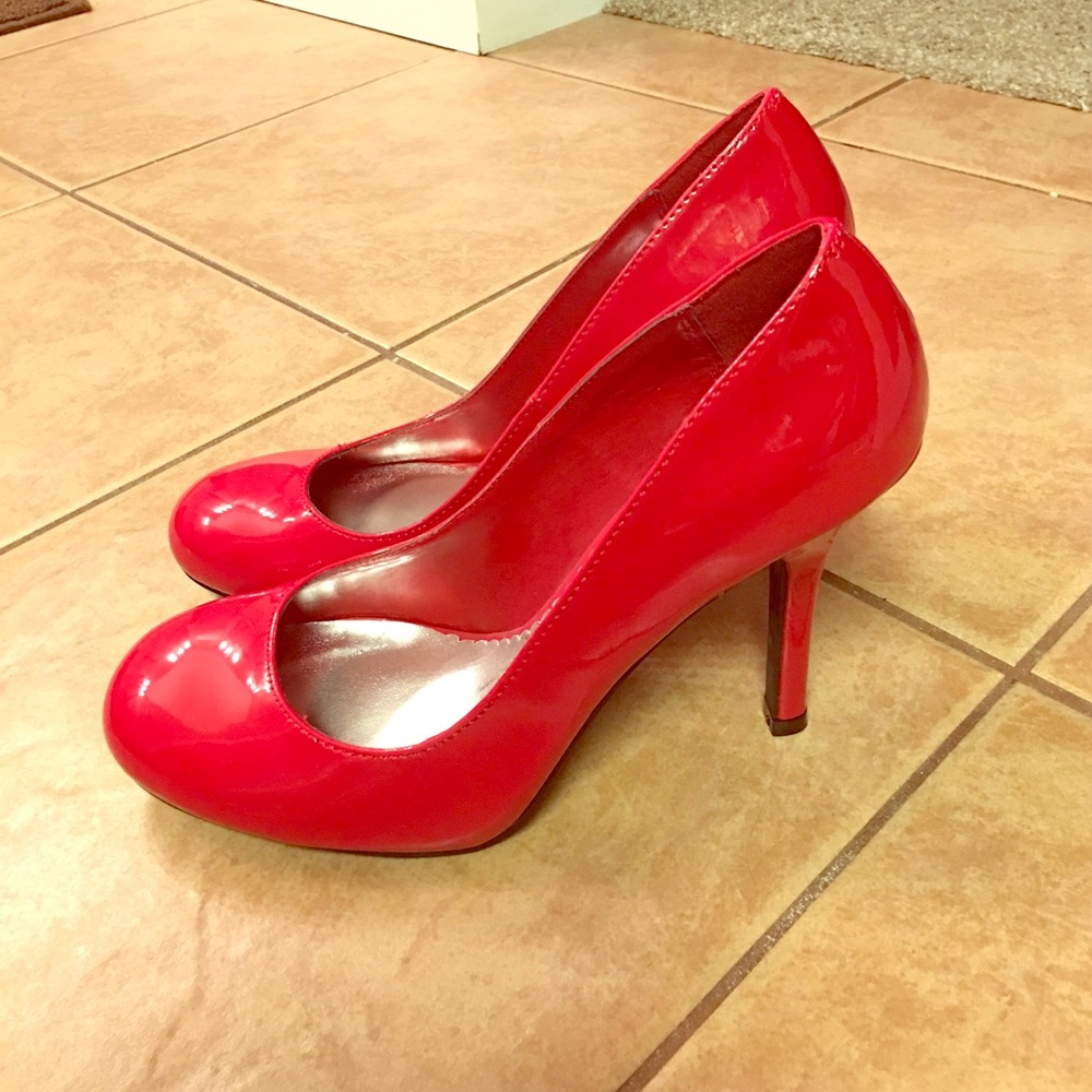 Red Patent High Heels