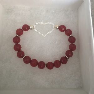 ‼️FINAL MARKDOWNS‼️Red bracelet with heart charm