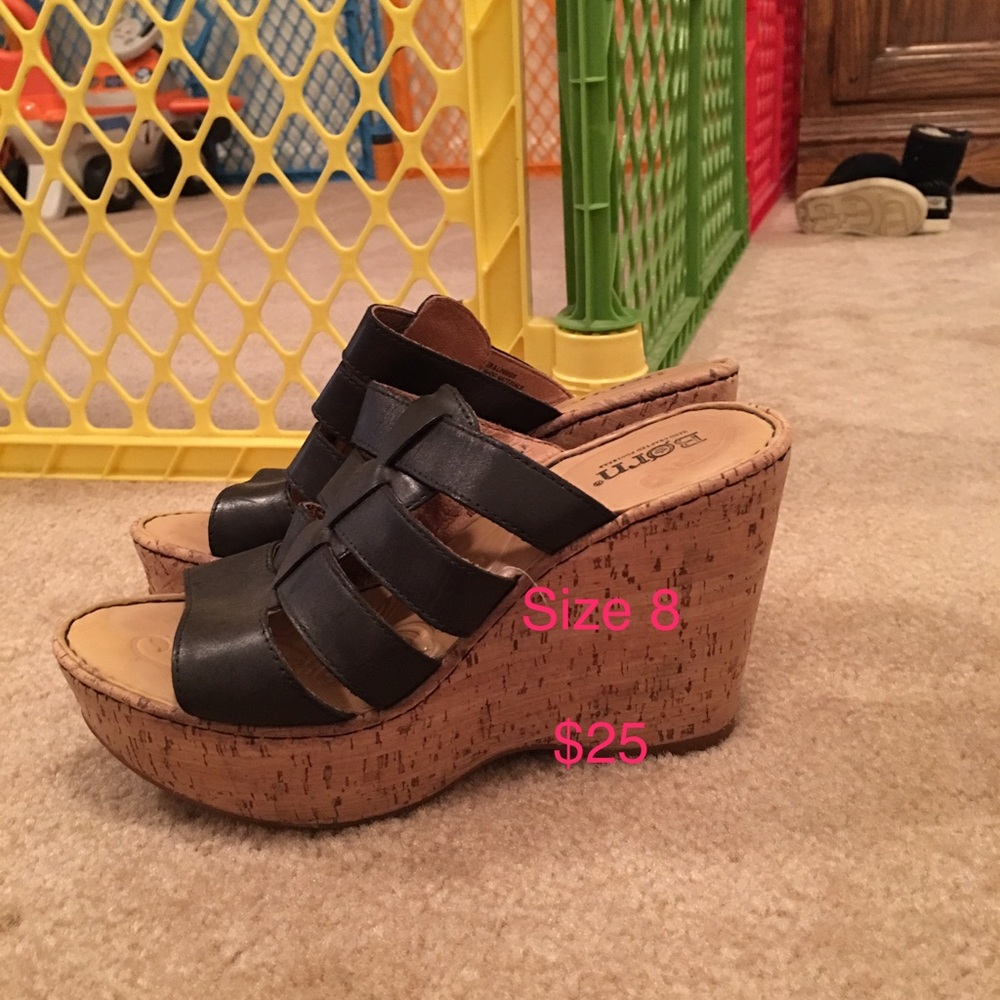 Born Cork Wedges