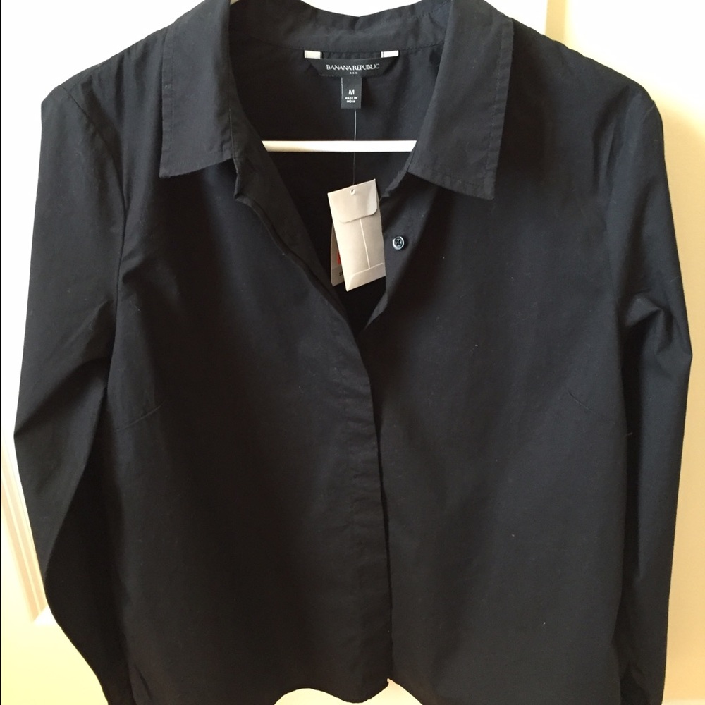 Brand New - Banana Republic - Black Shirt