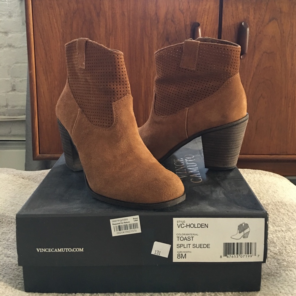 Vince Camuto suede ankle boots