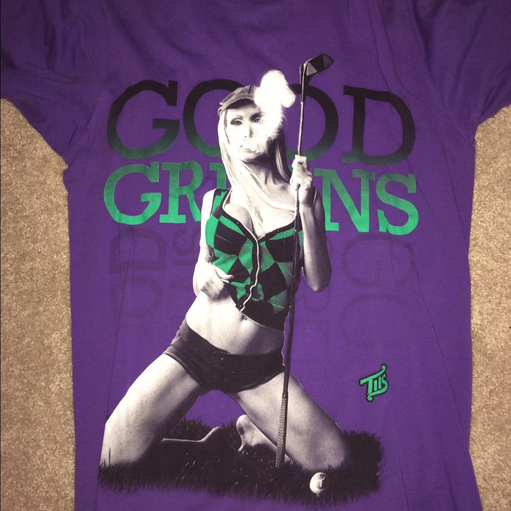 Tits brand purple tee