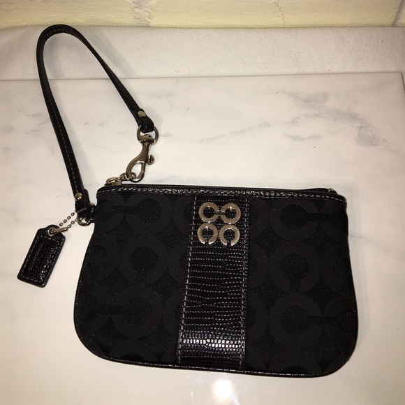 Coach Black Wristlet - Picture 2 of 4