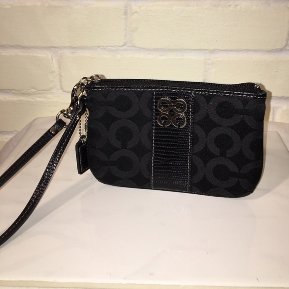 Coach Black Wristlet - Picture 3 of 4