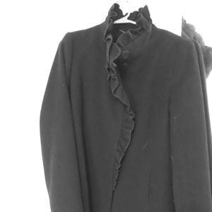 DKNY Black wool coat