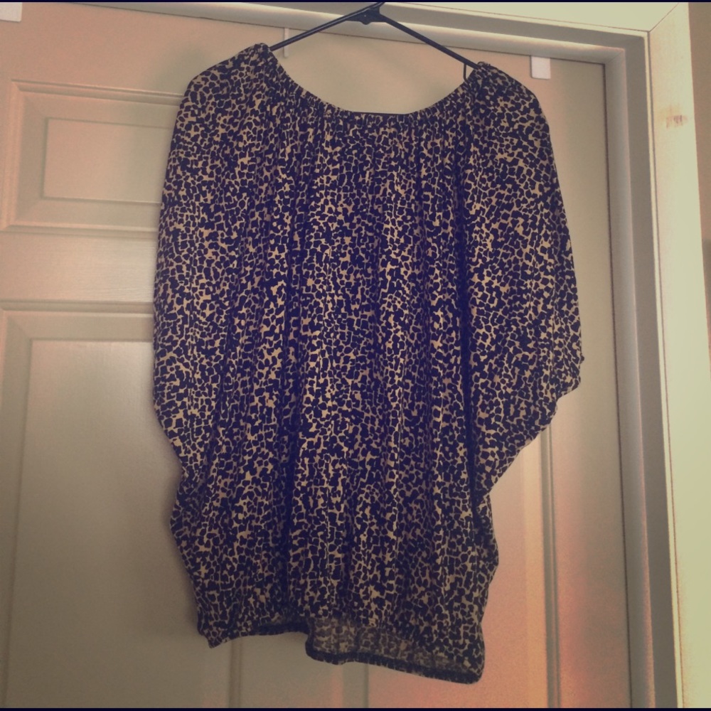 Loft shirt, only worn once, animal print