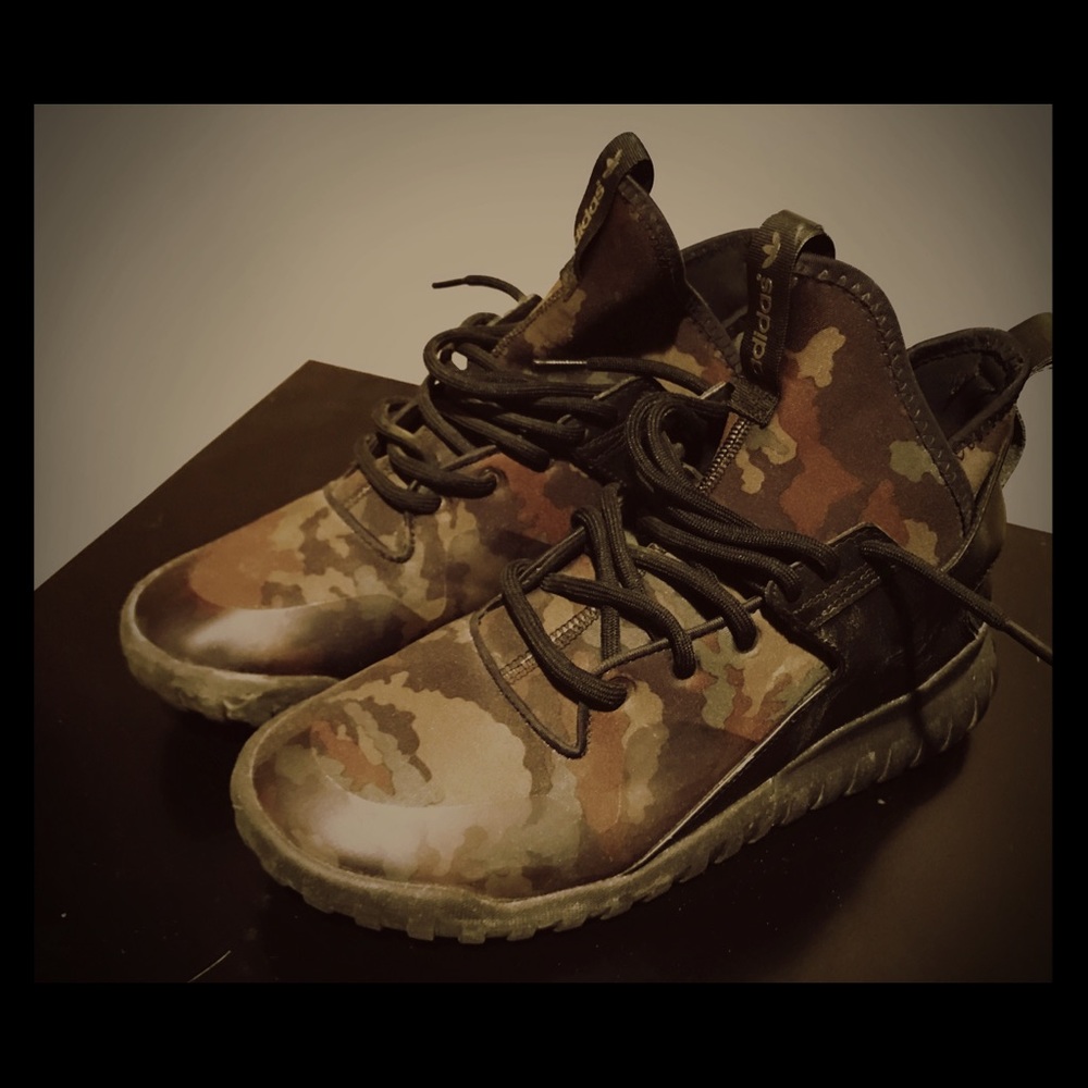Adidas Tubular Mid "Black Camo"