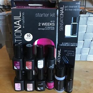 Gel Nail Starter kit plus 5 polishes