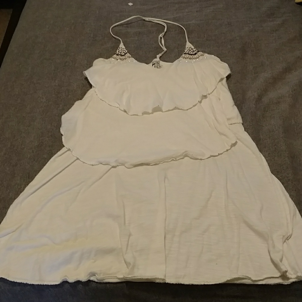 White American eagle dress