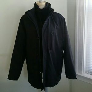 Mens Lrg parka Weatherproof doudle layer