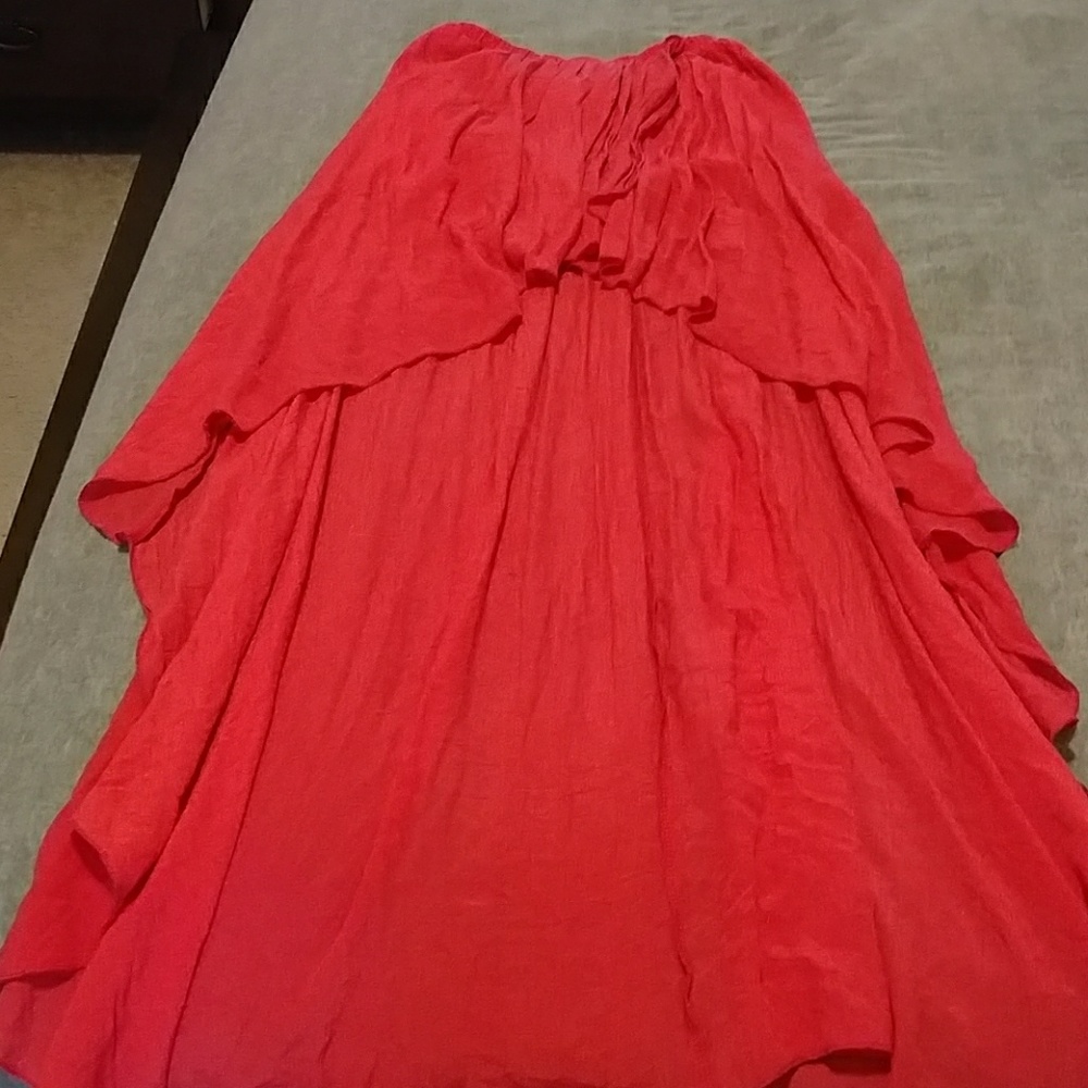 High low maxi skirt